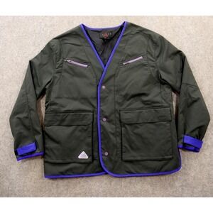 Jordan Jacket Womens 23 Medium Black Engineered Concord Button Up